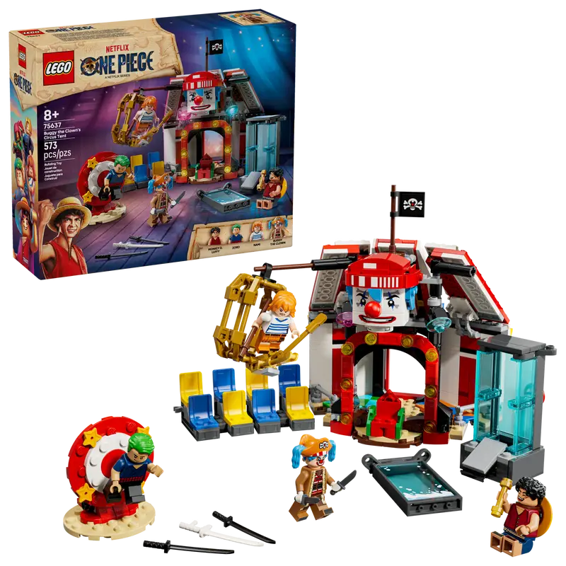 LEGO 75637 ONE PIECE - LA TENDA DEL CIRCO DI BAGY IL CLOWN DATA DI USCITA 31/08/2025