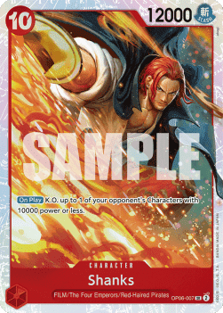 Shanks OP06 - 007 V1 [OP06] [Inglese] Super Rare