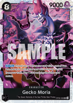 Gecko Moria OP06 - 086 V1 [OP06] [Inglese] Super Rare