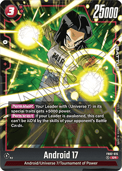 Android 17 FB02 - 015 Fusion World V 1 - Super Rare [FB02] [Inglese] Super Rare