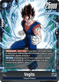 Vegito FB02 - 061 Fusion World V 1 - Super Rare [FB02] [Inglese] Super Rare