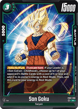 Son Goku FB02 - 086 Fusion World [FB02] [Inglese] Rare