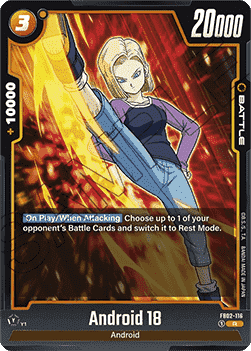 Android 18 FB02 - 116 Fusion World [FB02] [Inglese] Rare