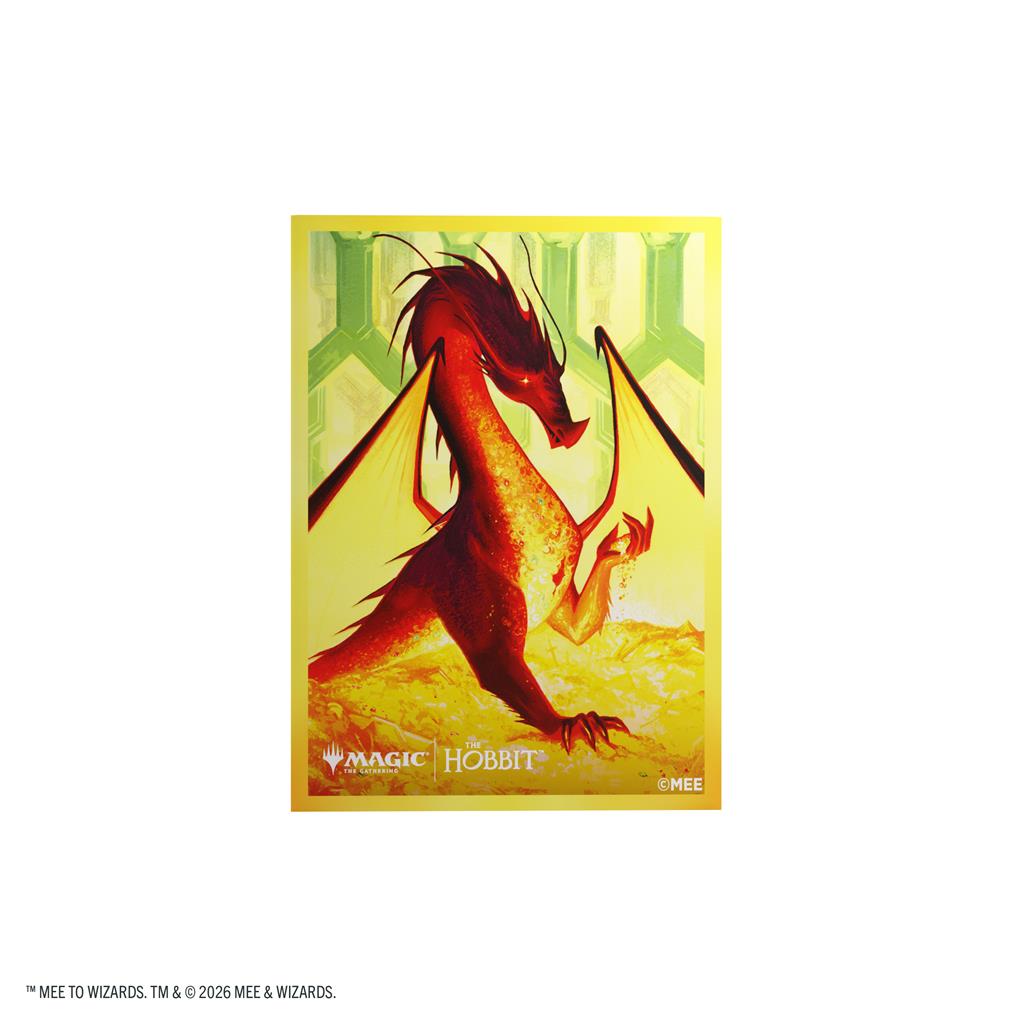 Magic: The Gathering – The Hobbit | Premium Art Sleeves Smaug the Golden | 105 Bustine | ENG