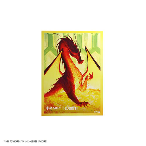 Magic: The Gathering – The Hobbit | Premium Art Sleeves Smaug the Golden | 105 Bustine | ENG