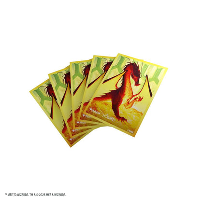 Magic: The Gathering – The Hobbit | Premium Art Sleeves Smaug the Golden | 105 Bustine | ENG