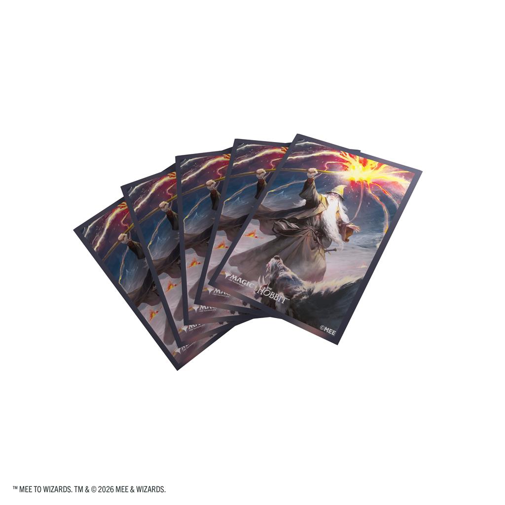 Gamegenic MTG HOB Premium Art Sleeves - Gandalf Shadow's Foe | Magic: The Gathering The Hobbit ENG