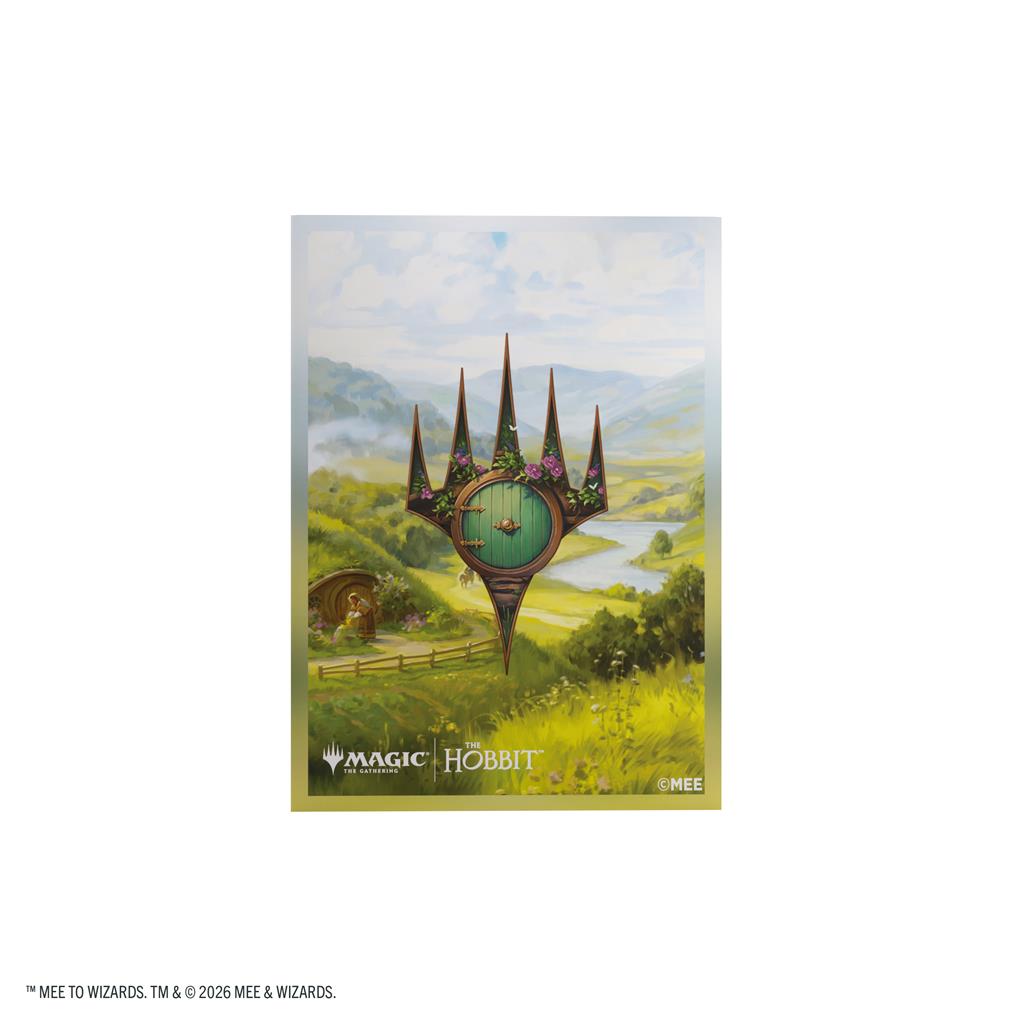 Magic: The Gathering The Hobbit HOB Premium Art Sleeves The Shire 105 Bustine Protettive MTG