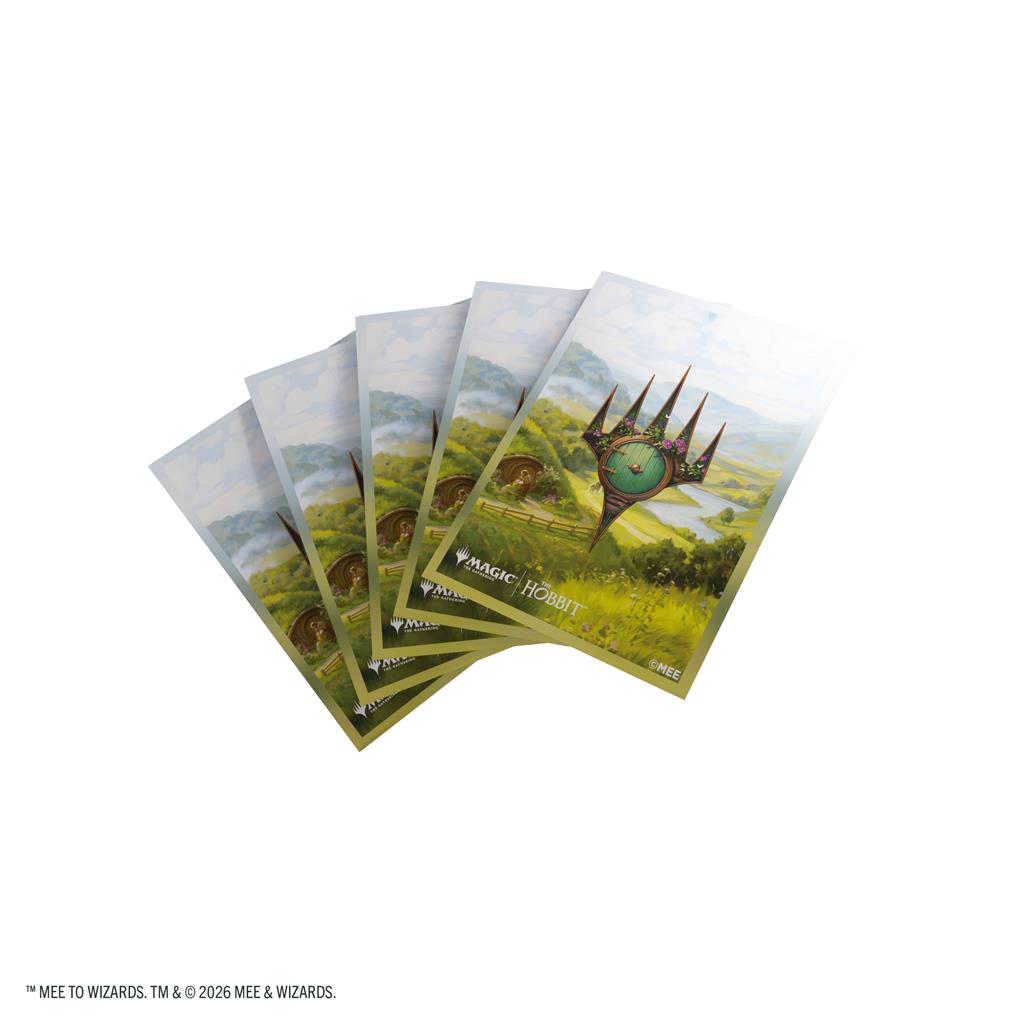 Magic: The Gathering The Hobbit HOB Premium Art Sleeves The Shire 105 Bustine Protettive MTG
