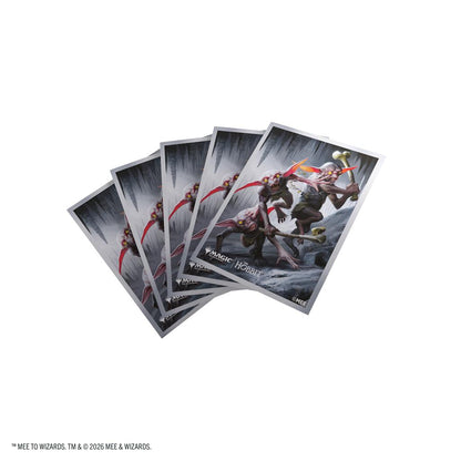 Magic: The Gathering HOB Premium Art Sleeves - Goblin Army Token | 105 Bustine Protettive MTG