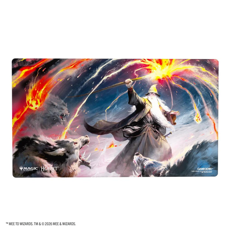 Gamegenic Shiny Playmat Magic The Gathering Lo Hobbit – Gandalf, Shadow's Foe | Tappetino da Gioco 61x35 cm