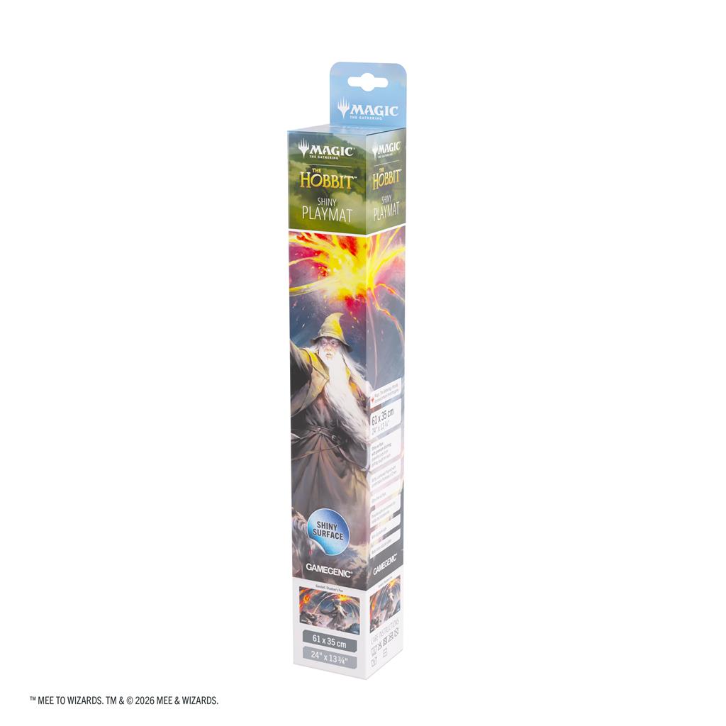 Gamegenic Shiny Playmat Magic The Gathering Lo Hobbit – Gandalf, Shadow's Foe | Tappetino da Gioco 61x35 cm