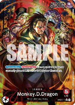 Monkey D Dragon OP07 - 001 V2 [OP07] [Inglese] Alternate Art