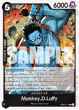Monkey D Luffy OP07 - 091 [OP07] [Inglese] Rare