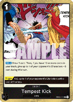 Tempest Kick OP07 - 096 [OP07] [Inglese] Rare