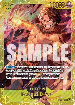 Portgas D Ace OP07 - 119 V1 [OP07] [Inglese] Secret Rare