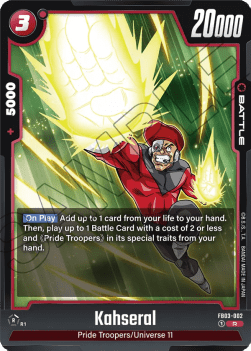 Kahseral FB03 - 002 Fusion World [FB03] [Inglese] Rare