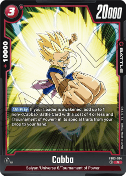 Cabba FB03 - 004 Fusion World [FB03] [Inglese] Rare