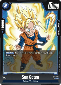 Son Goten FB03 - 037 Fusion World [FB03] [Inglese] Rare