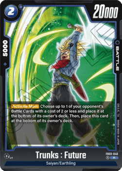 Trunks : Future FB03 - 040 Fusion World [FB03] [Inglese] Rare