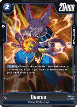 Beerus FB03 - 045 Fusion World [FB03] [Inglese] Rare