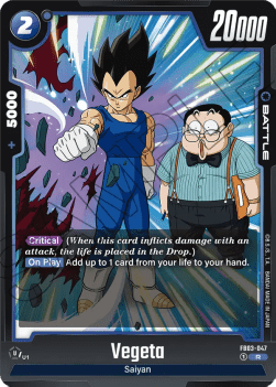 Vegeta FB03 - 047 Fusion World [FB03] [Inglese] Rare