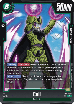 Cell FB03 - 061 Fusion World [FB03] [Inglese] Rare