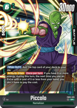 Piccolo FB03 - 070 Fusion World V 1 - Super Rare [FB03] [Inglese] Super Rare