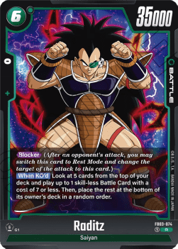 Raditz FB03 - 074 Fusion World [FB03] [Inglese] Rare