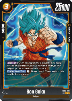 Son Goku FB03 - 080 Fusion World [FB03] [Inglese] Rare