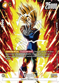 Vegeta FB03 - 089 Fusion World V 2 - [FB03] [Inglese] Alternate Art