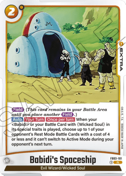 Babidi's Spaceship FB03 - 101 Fusion World [FB03] [Inglese] Rare