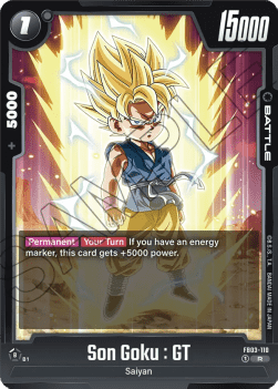 Son Goku : GT FB03 - 110 Fusion World [FB03] [Inglese] Rare