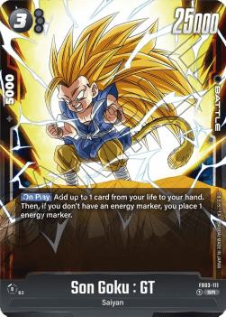 Son Goku : GT FB03 - 111 Fusion World V 1 - Super Rare [FB03] [Inglese] Super Rare