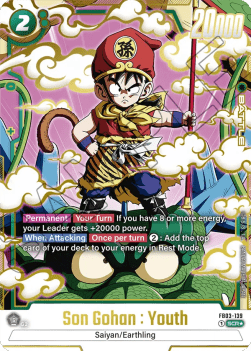 Son Gohan : Youth FB03 - 139 Fusion World V 2 - [FB03] [Inglese] Alternate Art