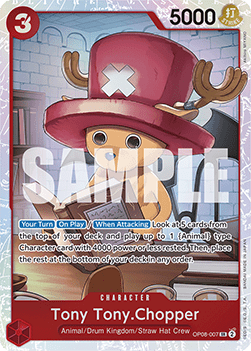 Tony Tony Chopper OP08 - 007 V1 [OP08] [Inglese] Super Rare