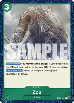 Zou OP08 - 039 [OP08] [Inglese] Rare