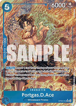 Portgas D Ace OP08 - 052 V2 [OP08] [Inglese] Alternate Art