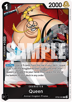 Queen OP08 - 080 V1 [OP08] [Inglese] Rare