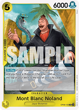 Mont Blanc Noland OP08 - 109 [OP08] [Inglese] Rare