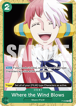 Where the Wind Blows P - 058 [ST-16] [Inglese] Promo