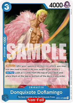 Donquixote Doflamingo OP01 - 073 [ST-17] [Inglese] Rare