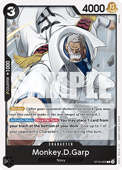 Monkey D Garp ST19 - 005 [ST-19] [Inglese] Common