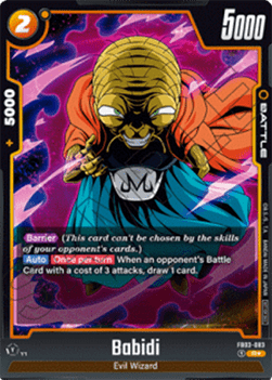 Babidi FB03 - 083 Fusion World V 1 - Rare [FWUP] [Inglese] Rare