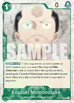 Kouzuki Momonosuke OP01 - 041 V2 [PRB01] [Inglese] Rare