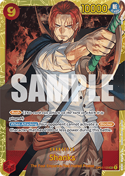 Shanks OP01 - 120 V1 [PRB01] [Inglese] Secret Rare