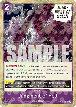Judgment of Hell OP02 - 089 V2 [PRB01] [Inglese] Rare