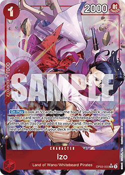 Izo OP03 - 003 V4 [PRB01] [Inglese] Alternate Art