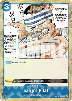 Sanji's Pilaf OP03 - 056 V2 [PRB01] [Inglese] Uncommon