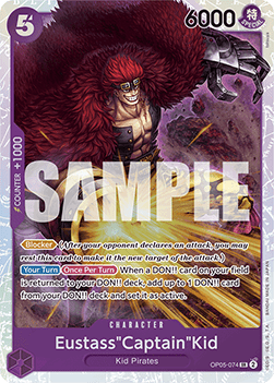 Eustass " Captain " Kid OP05 - 074 V1 [PRB01] [Inglese] Super Rare